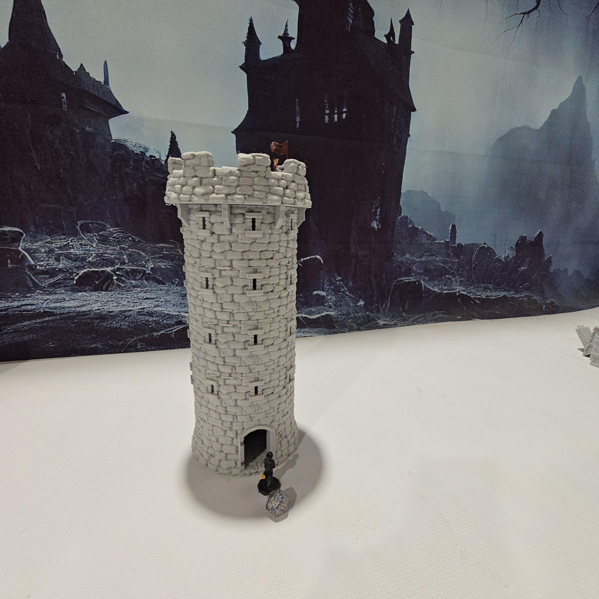 Harbor Tower Fort, 28mm Scale, Sea Defense, Castle Towe