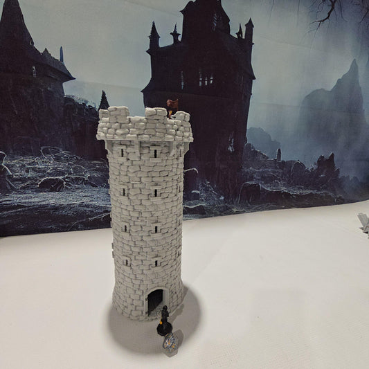 Harbor Tower Fort, 28mm Scale, Sea Defense, Castle Towe