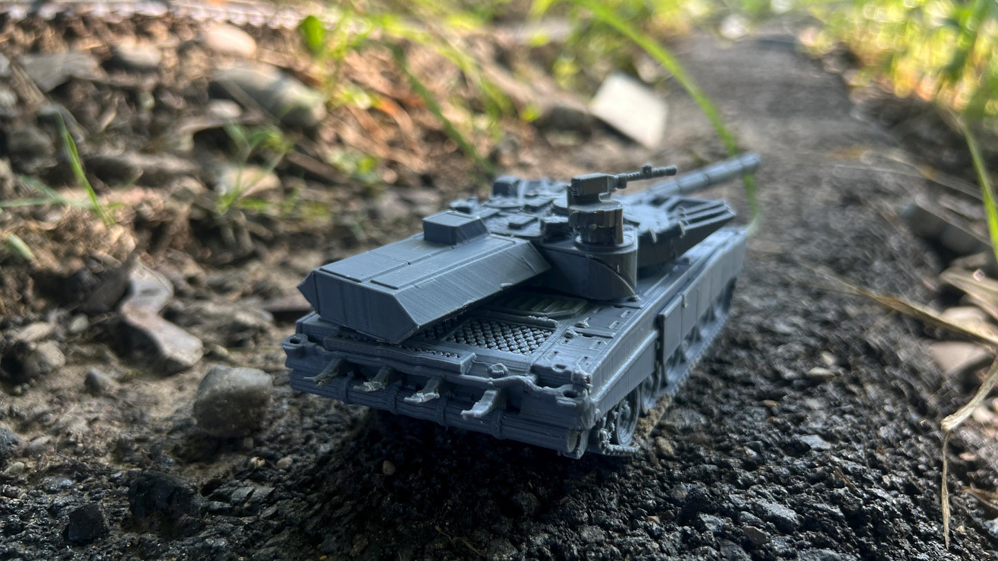 T-90A Burlak Command Tank for Tabletop Wargaming - Cold War to Modern Warfare Model