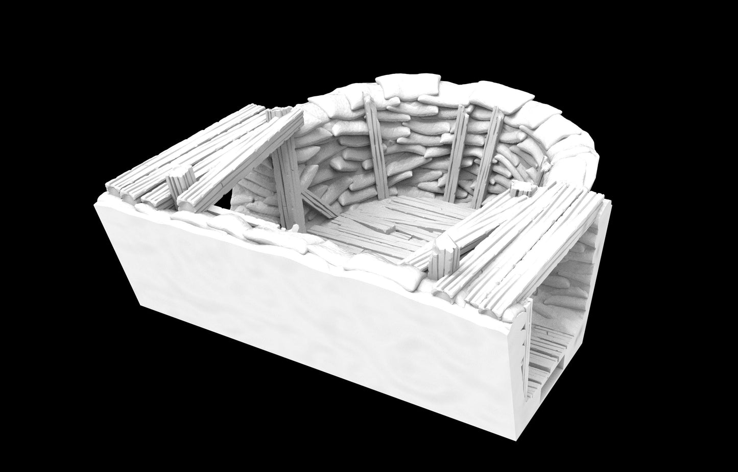 Modular Trench System: Historical Battlefield Terrain for Bolt Action, and Wargaming