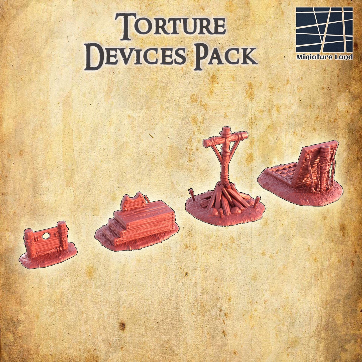 Torture Devices Pack: Medieval Torture Devices for D&D and Wargaming