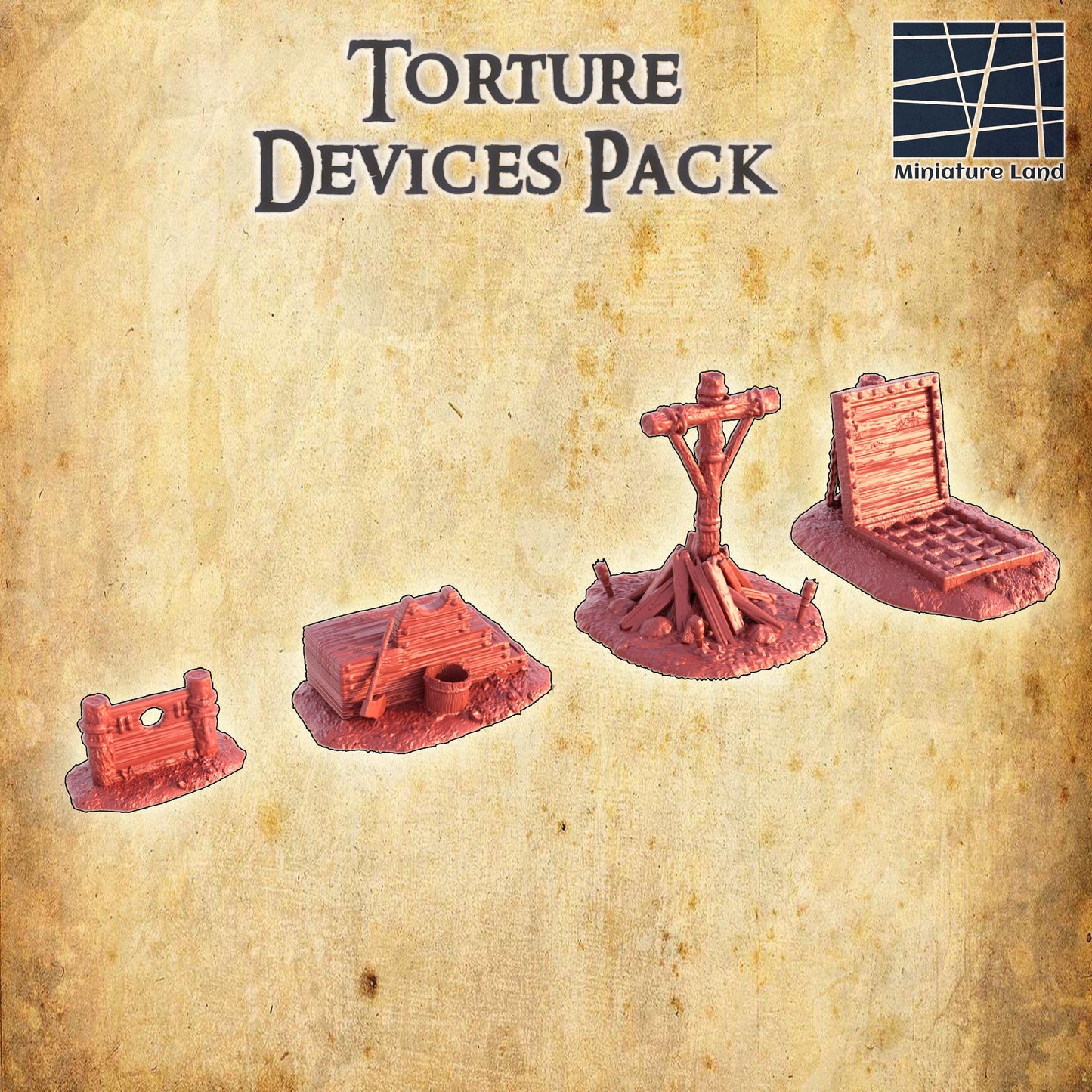 Torture Devices Pack: Medieval Torture Devices for D&D and Wargaming