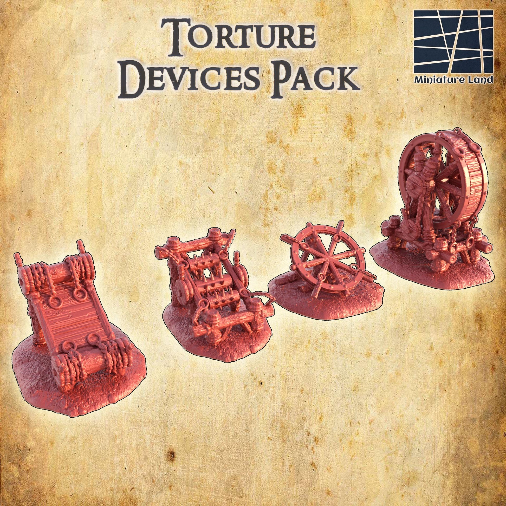 Torture Devices Pack: Medieval Torture Devices for D&D and Wargaming