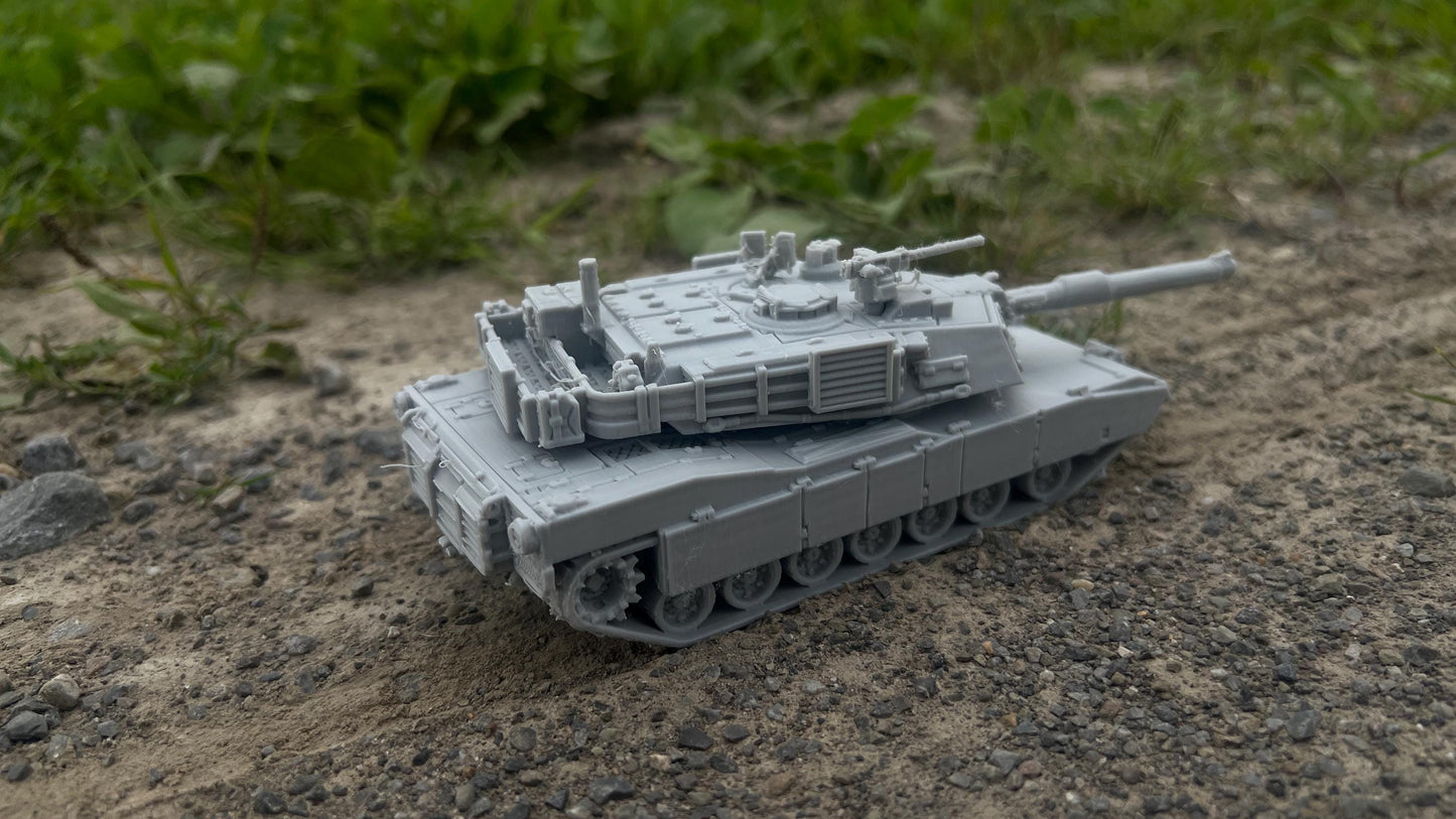 M1A2, Modern warfare, Tabletop terrain, WW2, Modern tank,