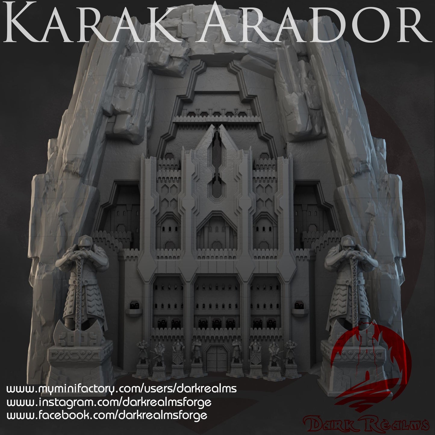 Explore Karak Arador, a nine-level Dwarf stronghold perfect for fantasy and historical tabletop gaming. Featuring intricate details and a robust structure, it&#39;s ideal for epic adventures and strategic gameplay.