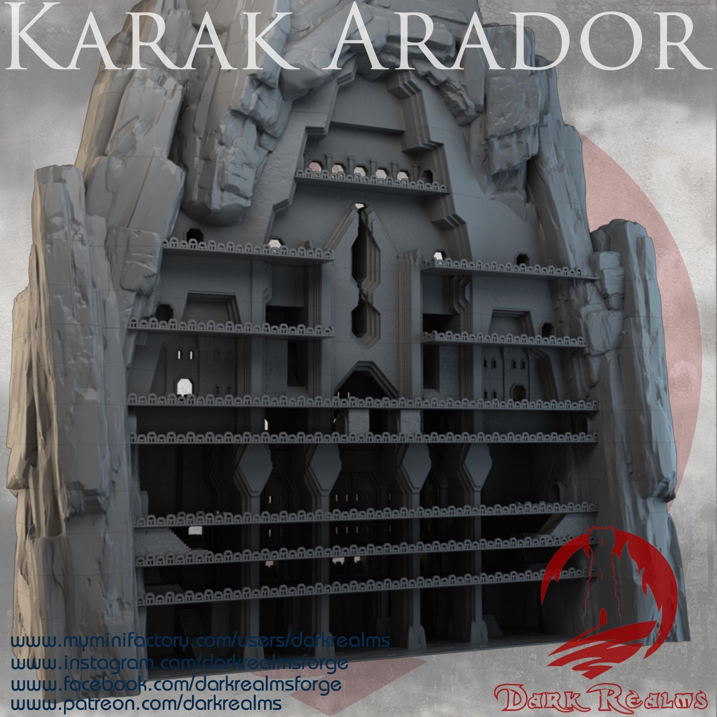 Explore Karak Arador, a nine-level Dwarf stronghold perfect for fantasy and historical tabletop gaming. Featuring intricate details and a robust structure, it&#39;s ideal for epic adventures and strategic gameplay.