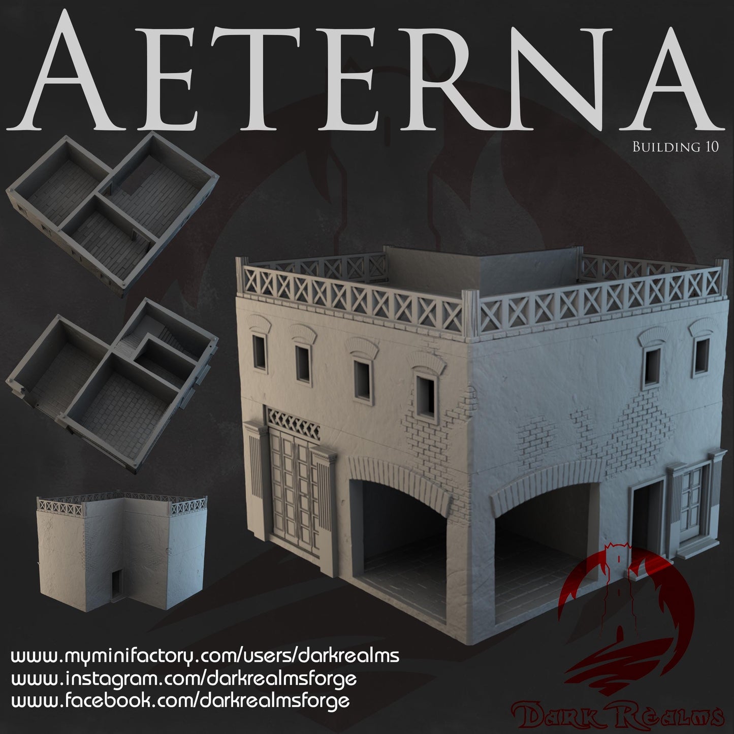 Aeterna House 10: Roman Village Dwelling - Historical Tabletop Diorama