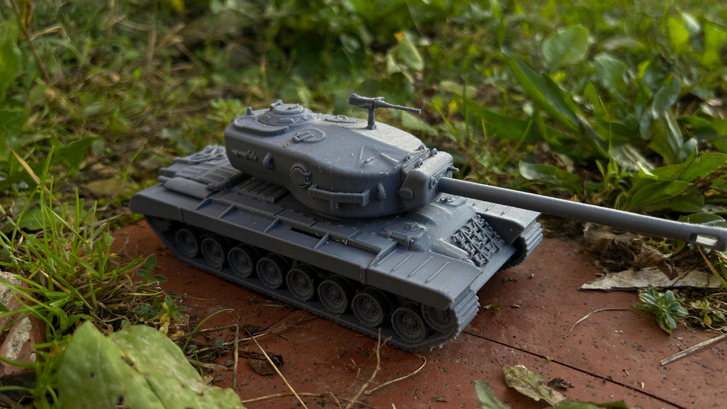 T34, American super heavy tank, Post war, Modern warfare, Tabletop terrain, WW2, WWII,