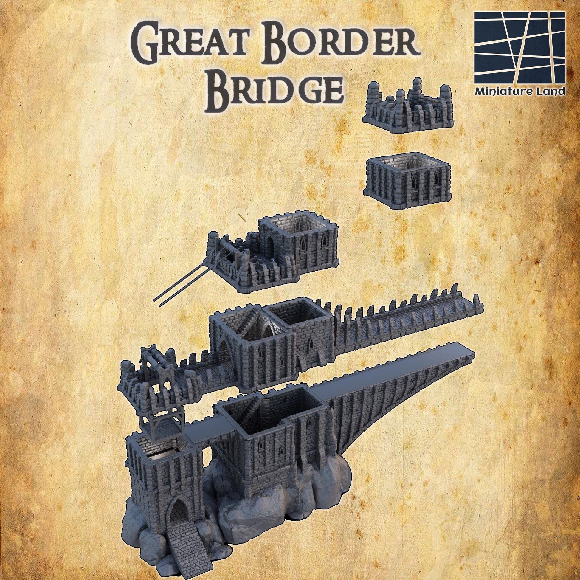 Great Border Bridge: Medieval Period Fortress Bridge