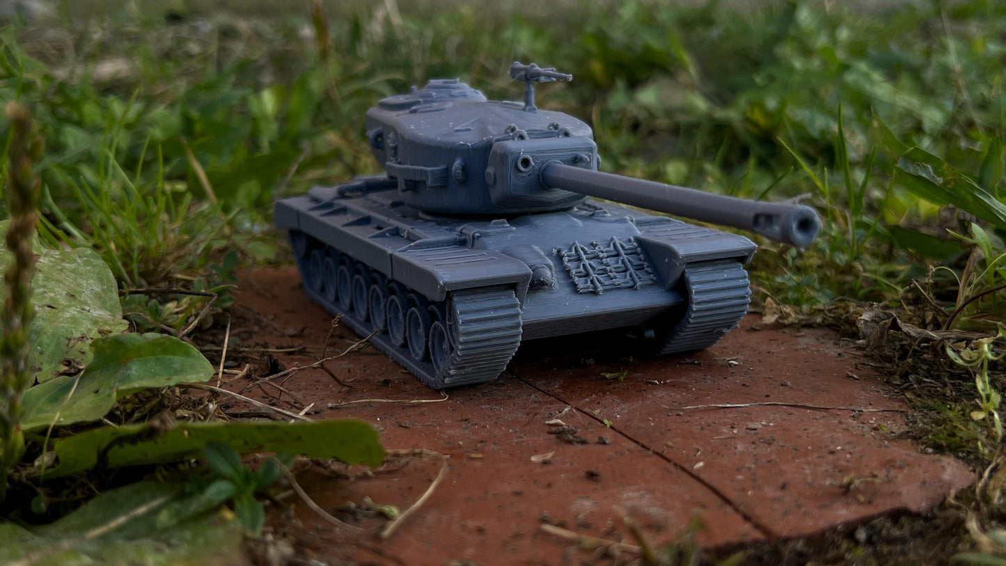 T34, American super heavy tank, Post war, Modern warfare, Tabletop terrain, WW2, WWII,