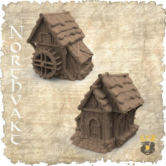 Experience the rugged charm of the Viking Age with these detailed 3D printed models, featuring interiors and exteriors of typical Norse farm buildings. Perfect for bringing historical depth to your tabletop games.