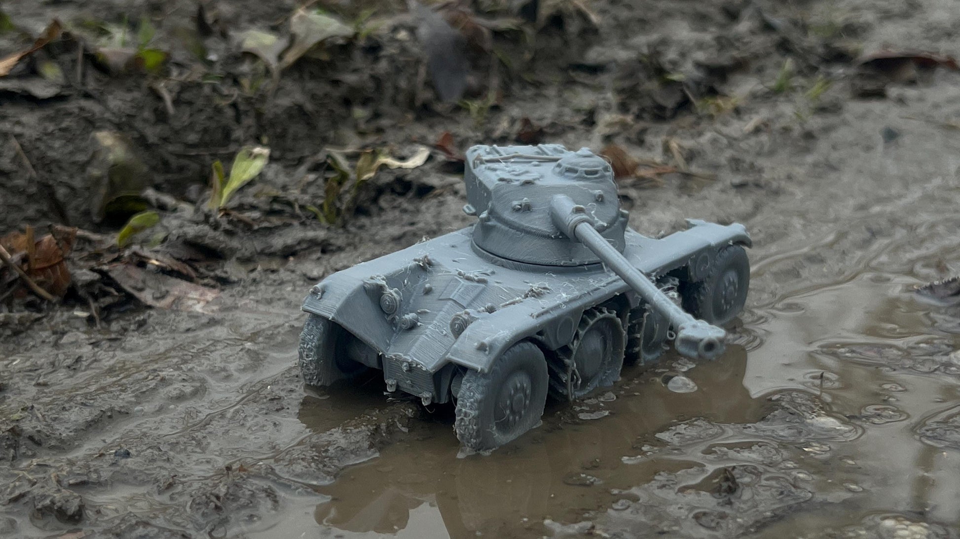 Panhard EBR 75, Modern warfare, Tabletop terrain, French, Modern tank,