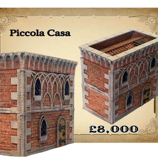 Italian Renaissance Townhouse Model "Piccola Casa": Exquisite Craftsmanship for Collectors and Diorama Enthusiasts