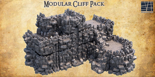 Modular Cliff Pack: Dynamic Terrain for Tabletop RPGs and Wargaming