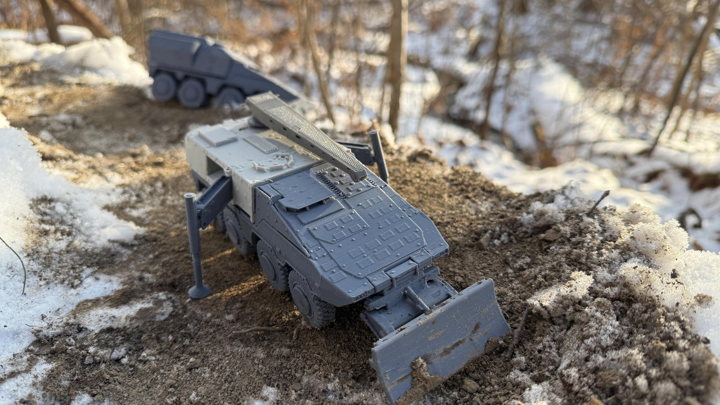 Boxer ARM, Armored recovery Module, Boxer ARV, Modern warfare, Tabletop terrain, German, Modern tank,