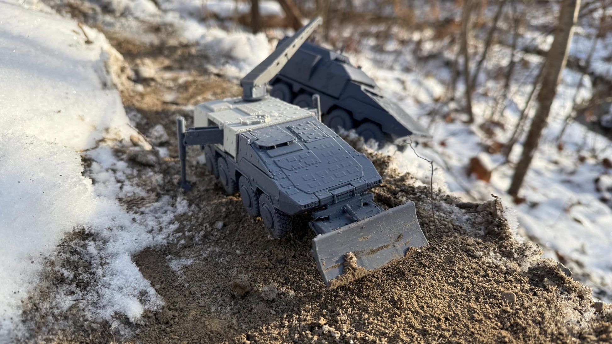 Boxer ARM, Armored recovery Module, Boxer ARV, Modern warfare, Tabletop terrain, German, Modern tank,