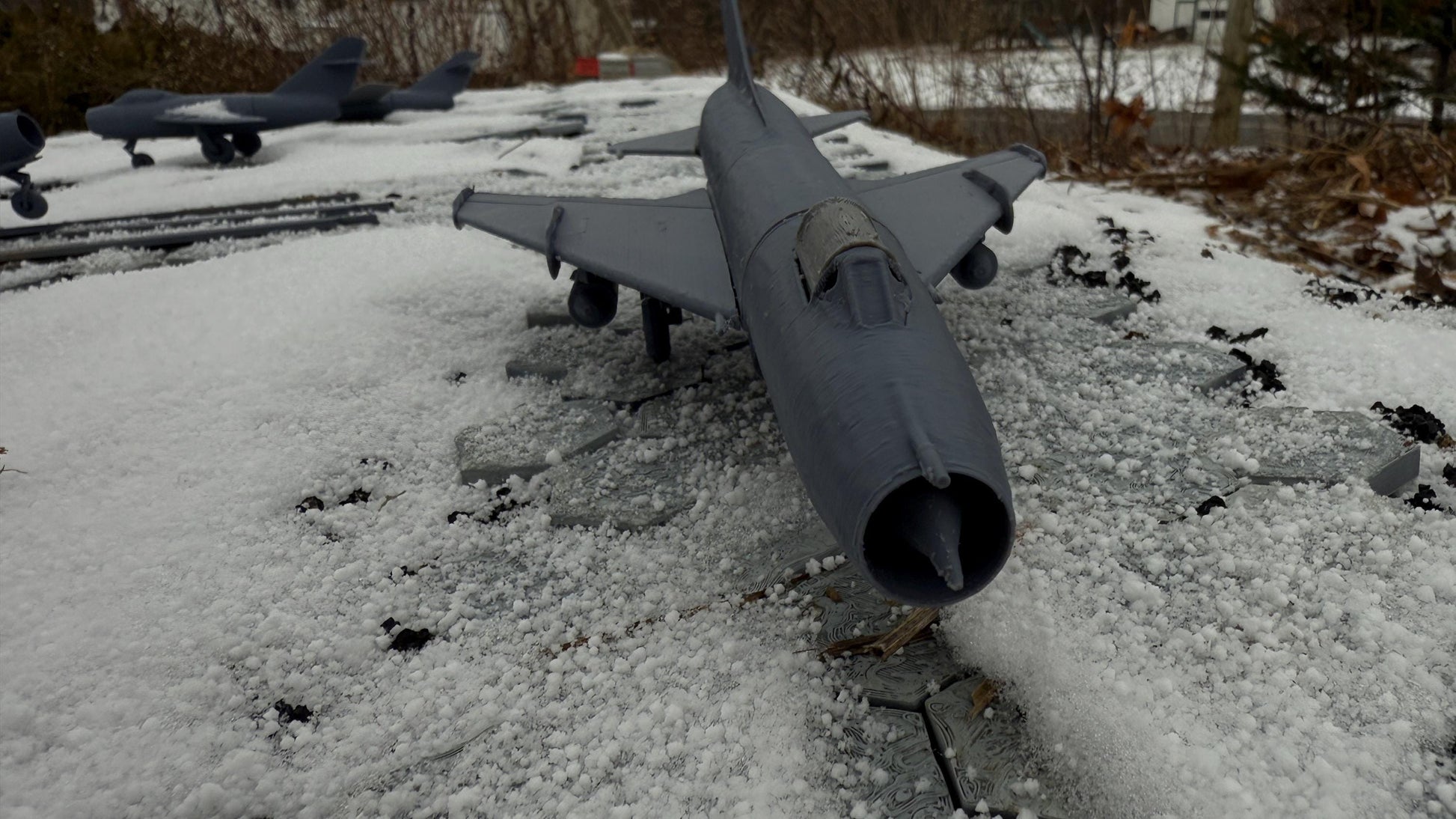 SU-7, Sukhoi, Soviet Jet, Modern warfare, Tabletop terrain, Cold war,