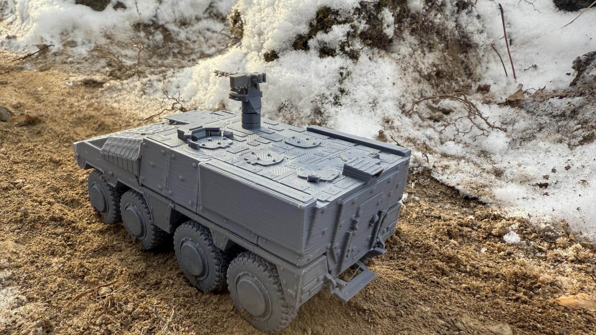 Boxer GTK SET 1, armored vehicle, Boxer Set, Boxer GTK, Modern warfare, Tabletop terrain, German, Modern tank,