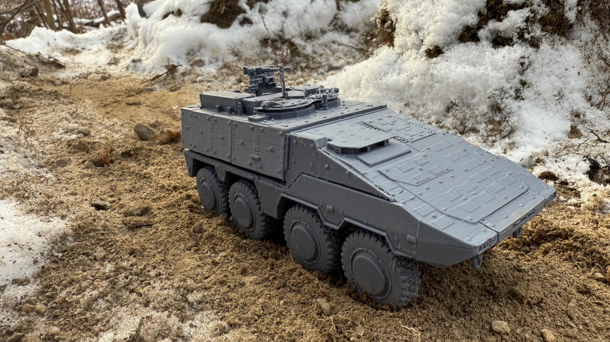 Boxer GTK SET 1, armored vehicle, Boxer Set, Boxer GTK, Modern warfare, Tabletop terrain, German, Modern tank,