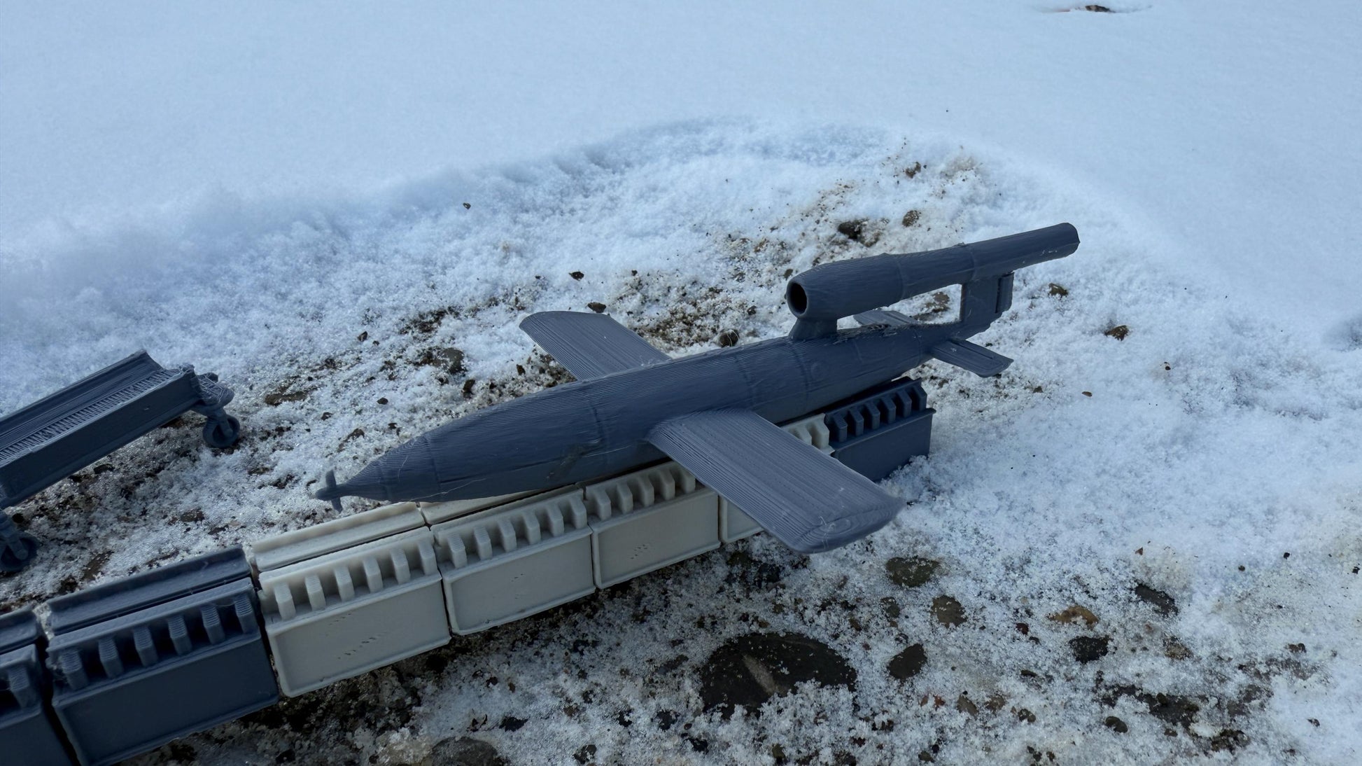 v1 rocket, Flying bomb, Launch site, German, Jet, Modern warfare, Tabletop terrain, WW2, WWII,