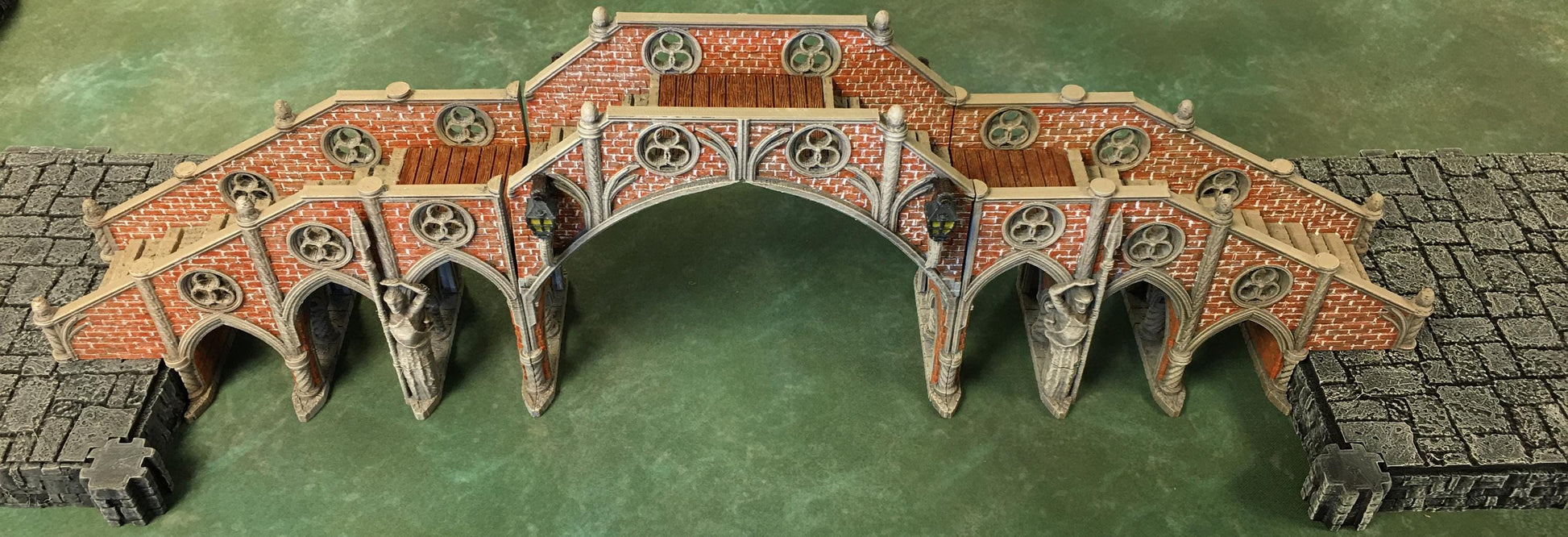 The Archway, Medieval Bridge Model: Gothic Architecture - Historical Wargaming Scenery