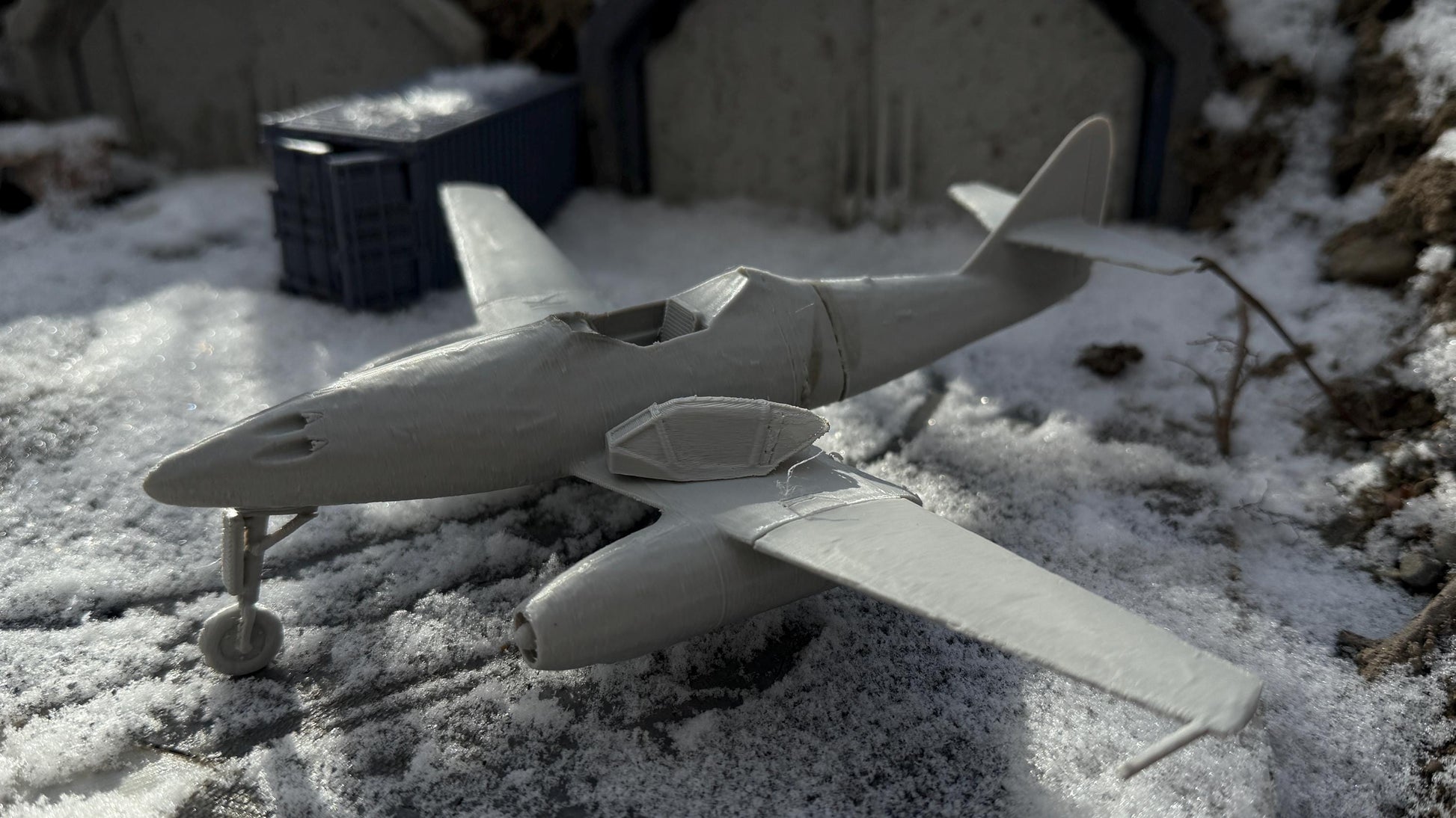 ME-262 A-1a, Messerschmitt, German, Jet, Modern warfare, Tabletop terrain, WW2, WWII,