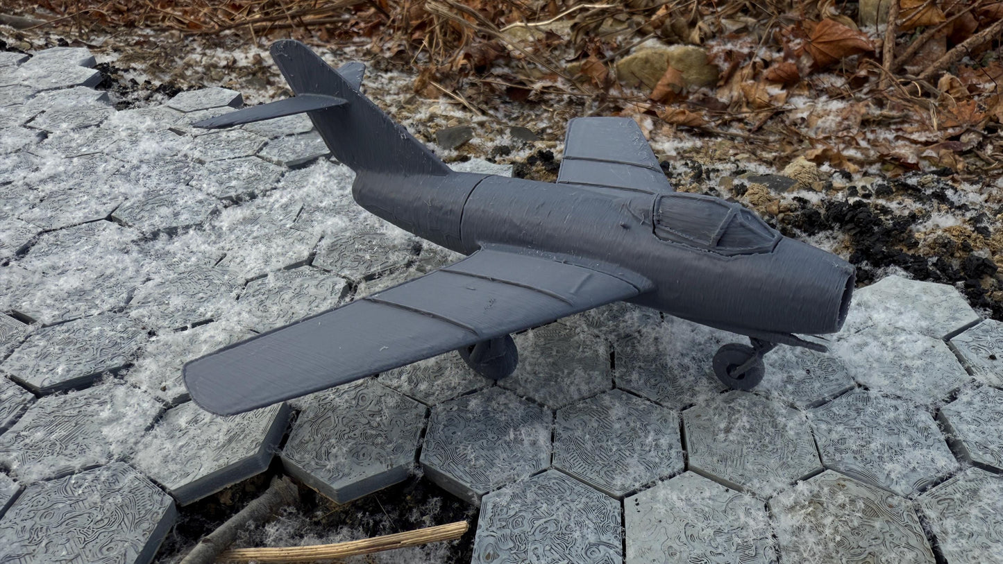 MIG-15, Mikoyan Gurevich, Soviet Jet, Modern warfare, Tabletop terrain, WW2, WWII,