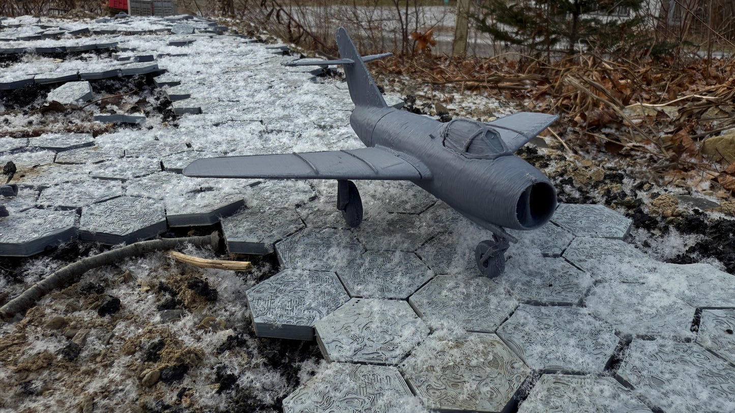 MIG-15, Mikoyan Gurevich, Soviet Jet, Modern warfare, Tabletop terrain, WW2, WWII,