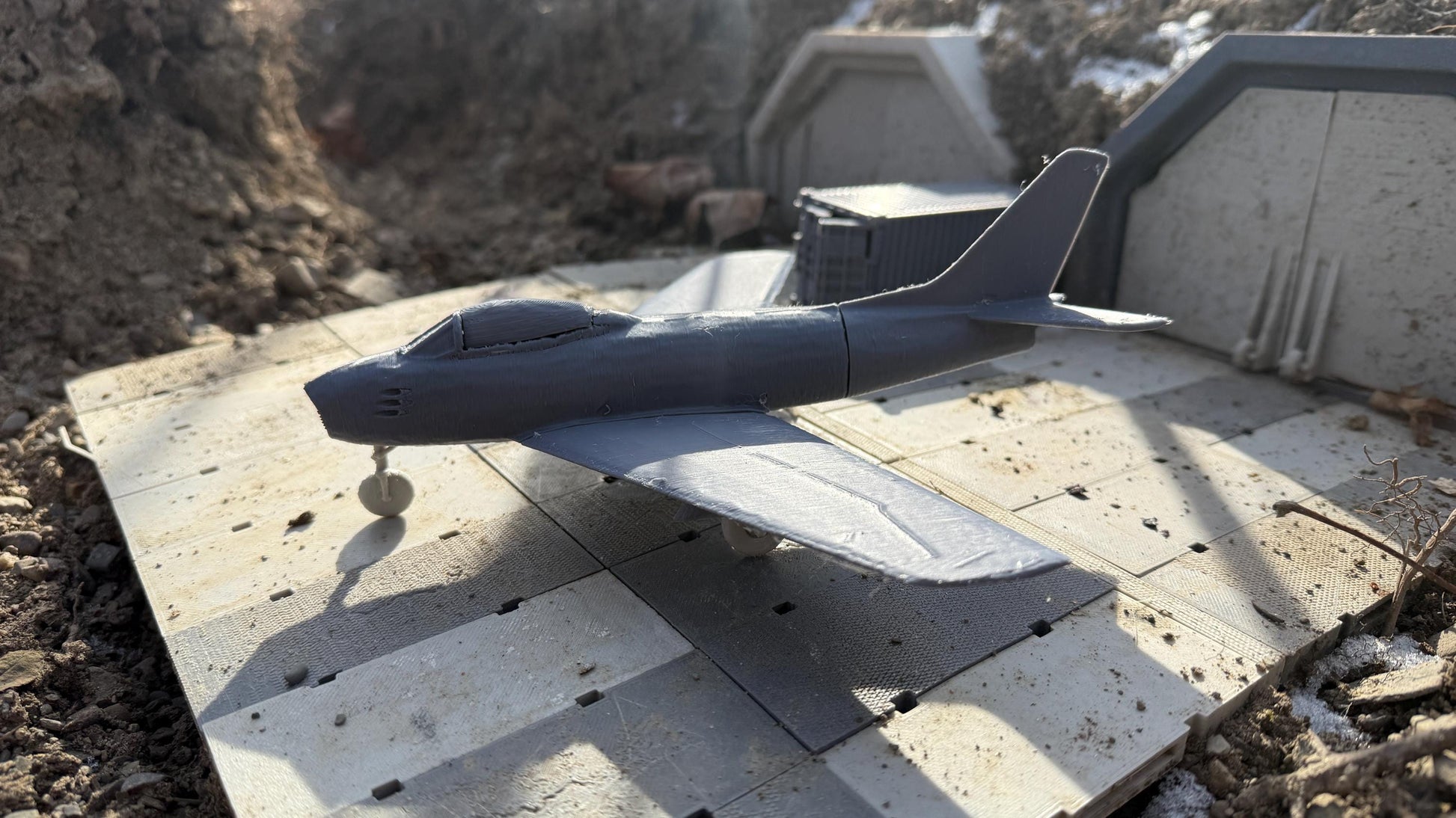 F-86F, fighter-interceptor, North American Jet, Modern warfare, Tabletop terrain, Cold war,