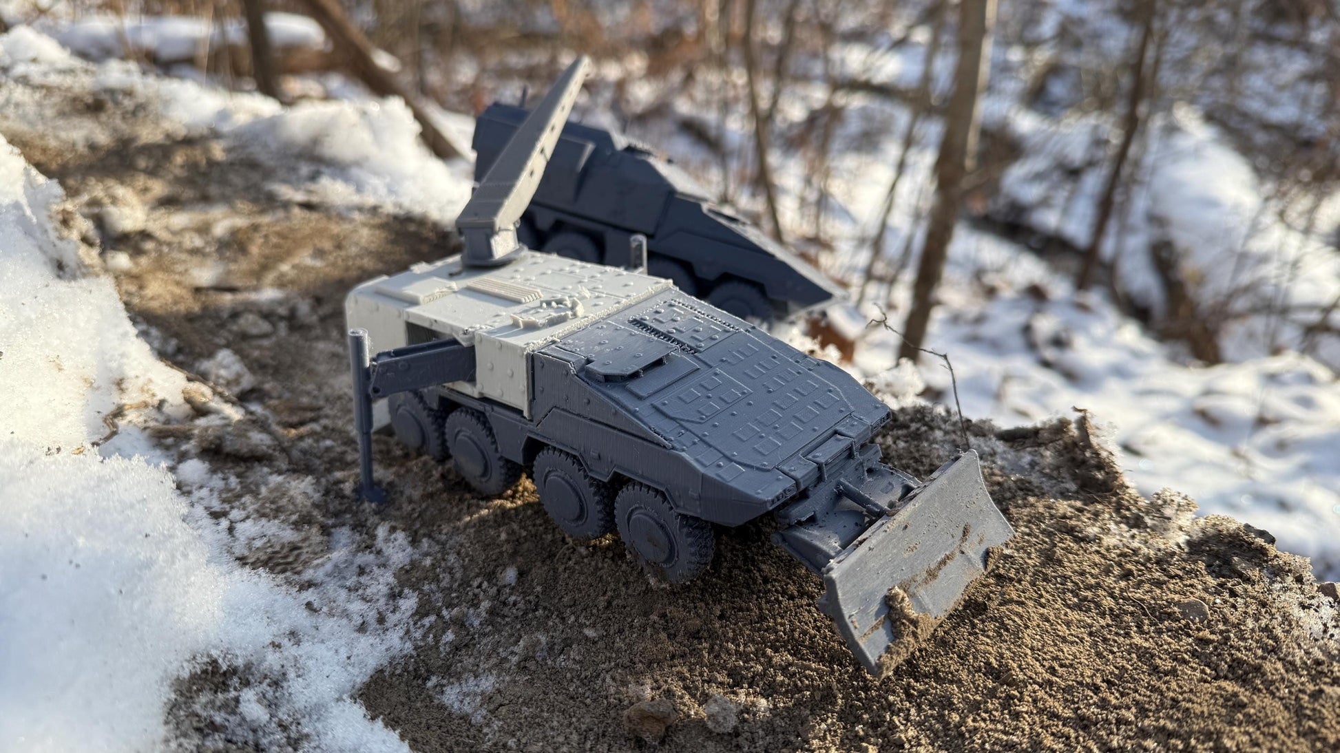 Boxer ARM, Armored recovery Module, Boxer ARV, Modern warfare, Tabletop terrain, German, Modern tank,