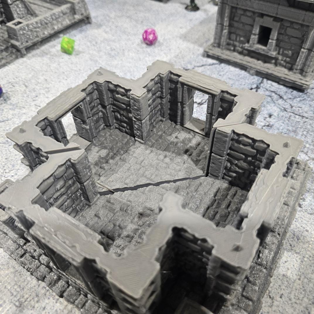 Inca Building 5: Ancient Temple Model for Tabletop RPGs