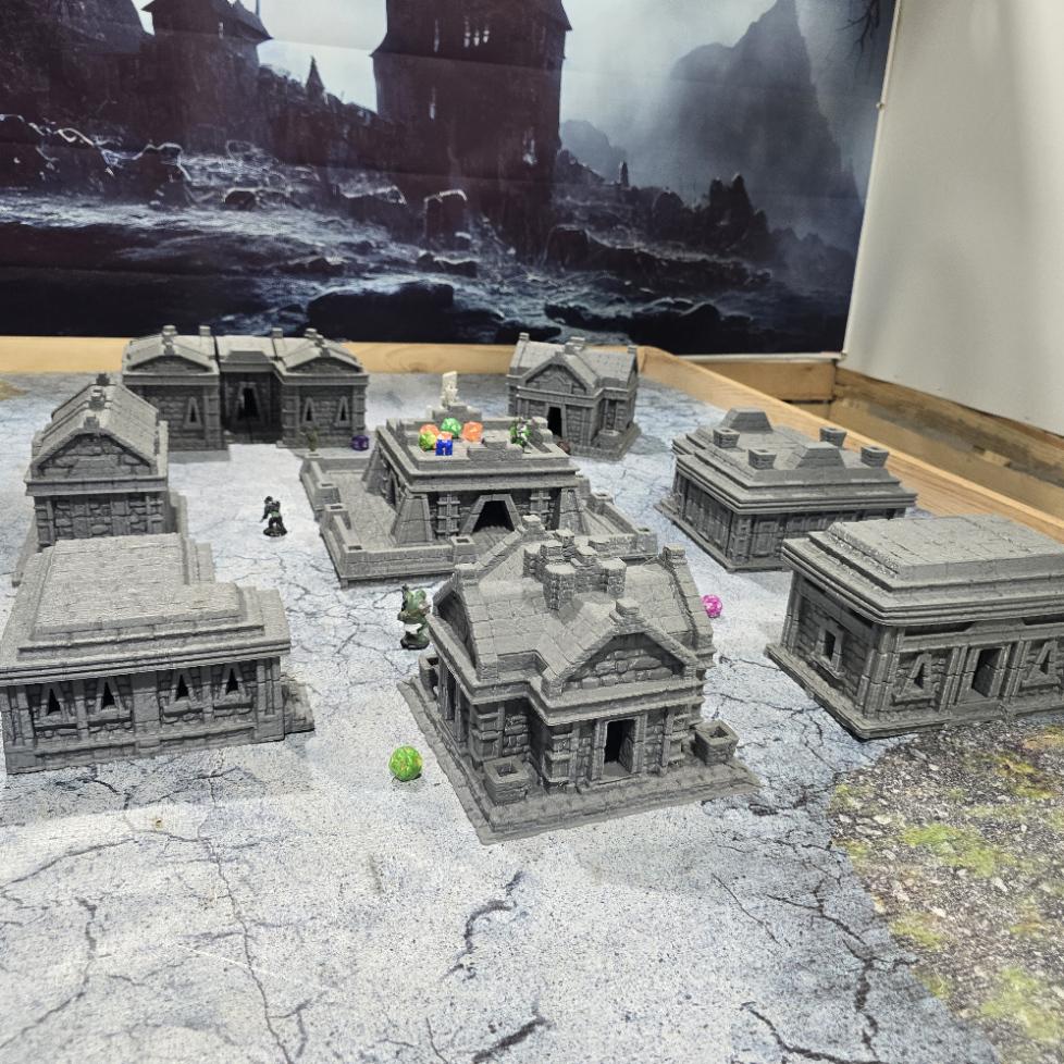 Inca Building 5: Ancient Temple Model for Tabletop RPGs