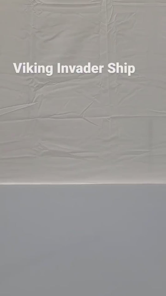 Viking Invader Ship - Viking Long Boat - Warhammer - Dungeons and Dragons - 28mm Terrain - warhammer terrain - Boat