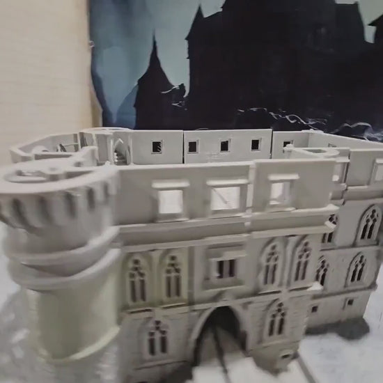 Castle Dracul Manor for Tabletop Wargaming - Vampire Residence Terrain