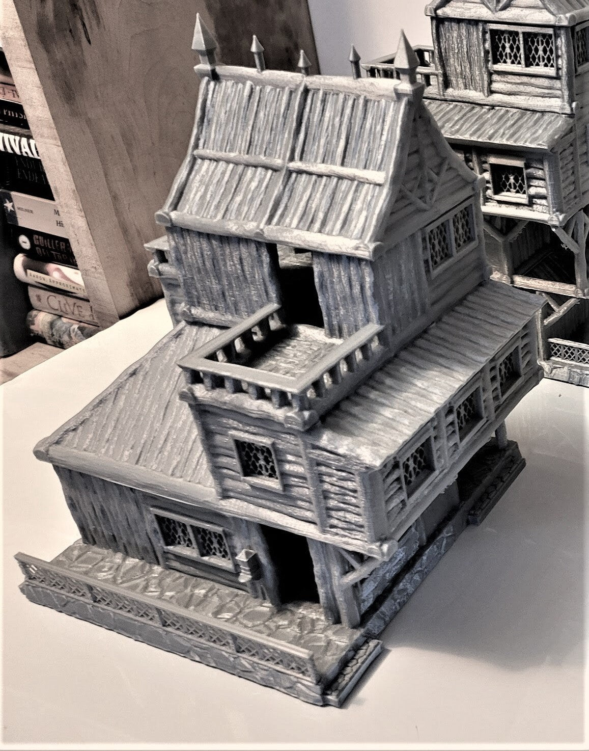 Slum House 1 - Slum Neighborhood - 28mm scale Slums House - Warhammer - Dungeons and Dragons - 28mm Terrain