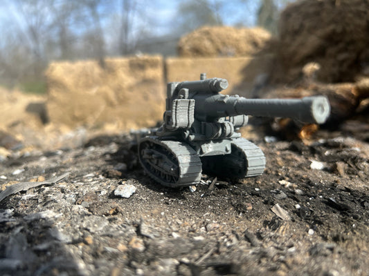 B4-5 howitzer, artillery, Soviet Era, Post War, cold war, tabletop gaming, tabletop terrain